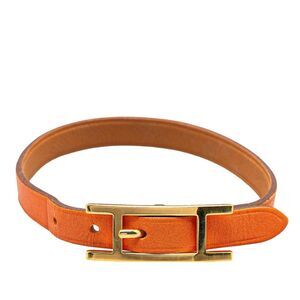 Pre Loved hermes Women Orange Bracelets